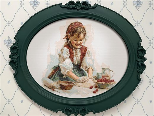 Vintage Cross Stitch Pattern: Raspberry Pies (PDF Download, Pattern Keeper Compatible) - Etsy