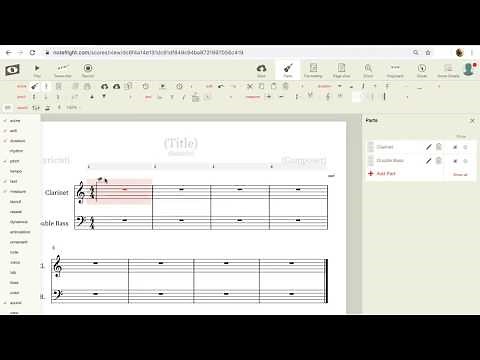 Step 3 Entering chords and notes on noteflight