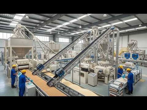 Inside a Modern Flour Mill: From Whole Wheat Grains to Fine Atta (Full Process)