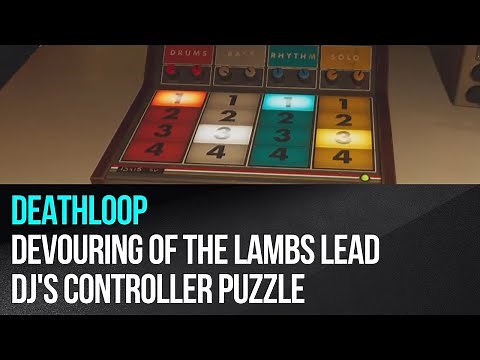 Deathloop - Devouring of the Lambs lead - DJ's controller puzzle example