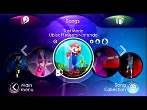 Just Dance 3 Menu wii more (mas) DLC