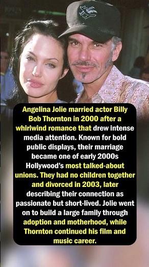 Angelina & Billy Bob’s Wild Marriage