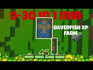How to build a xp farm | silverfish XP farm | best xp farm😎 | mcpe & be