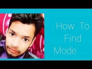 How to Find Mode (easy way)
