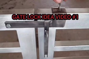43K views · 385 reactions | Amazing Gate/lock design idea video 1. | Welding Boy ideas | Facebook
