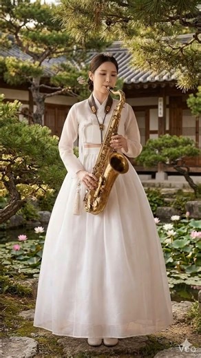 🎷 불꺼진 창 (The Darkened Window) 🌙 | 한옥 색소폰 감성 | Yuri Saxophone #Shorts