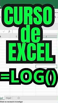 LOG FUNCTION - EXCEL COURSE