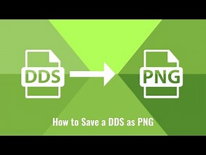 DDS to PNG Photoshop Action Tutorial