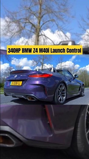 340HP BMW Z4 M40i Launch Control 🔥🚀