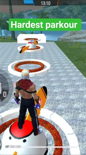 ​"Free Fire MAX Parkour: If I Fall, I Delete My Account! 😱"