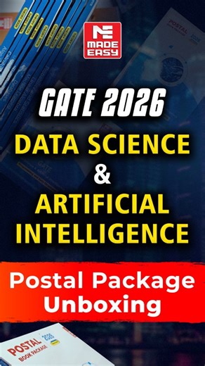 MADE EASY on Instagram: "The wait is finally over! 🚀 MADE EASY brings you the GATE 2026 Data Science & Artificial Intelligence Postal Package 📘 A complete set of 13 books – divided into Technical & Aptitude sections – designed to make your preparation structured, powerful, and exam-ready ✅ Unbox the success kit today and take your first step towards GATE 2026 success with trusted MADE EASY content 💯 👉 Grab your copy now at MADE EASY Publications: https://madeeasypublications.org/ #gate2026 #
