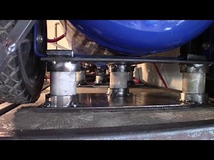 Killing vibrations from my shop air compressor, fabrication. Part 2