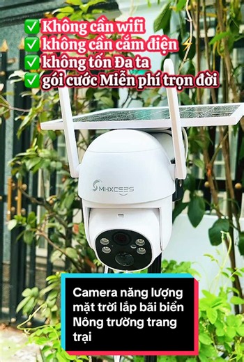 Camera năng lượng mặt trời 2K cho nông trại – không cần WiFi, không cần SIM