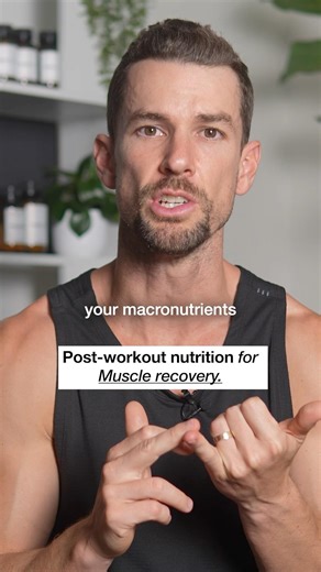Post workout nutrition for muscle recovery