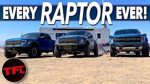 Video: All Three Ford Raptor Generations Compared Side by Side