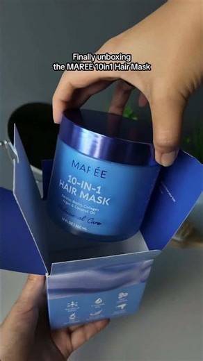 MAREE 10in1 Hair Mask! #unboxing #maree #damagedhair #haircare #hairmask