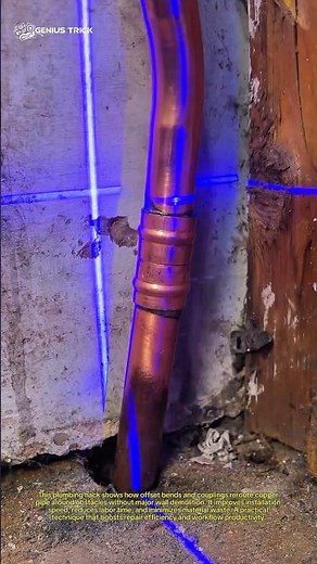 🔥 Plumbers Are Using This Copper Pipe Offset Trick to Save Hours!