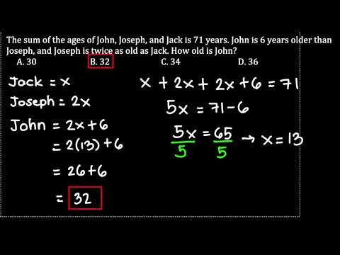 Age Problems | CET Review | UPCAT, ACET, DCAT, PLMAT, PUPCET