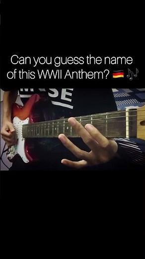 The WWII Song Sung by Both Sides | Guess the Anthem! #shorts