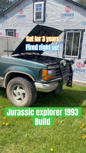 #ford #explorer #jurassicpark #suv #coldstart #running #jurassicexplorer #fordexplorer #cool #reels