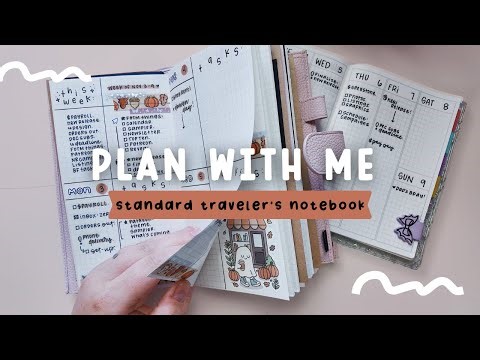 Fall Plan With Me ✿ Standard Traveler's Notebook Weekly + Daily Planning