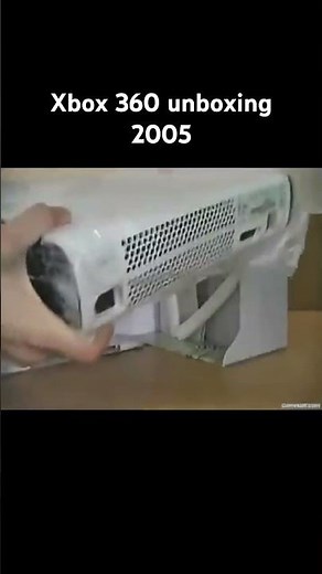 Xbox 360 unboxing 2005