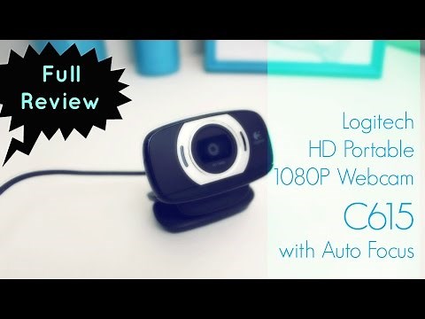 Logitech HD Portable Webcam C615 with Auto Focus ❤ Full Review