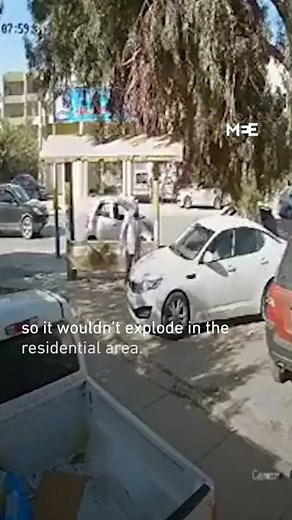 Libyan driver risks life to prevent gas tank explosion