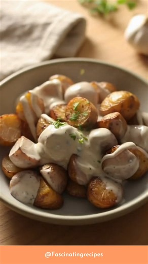 5.3K views · 20 reactions | Creamy Garlic Baby Potatoes Golden on...