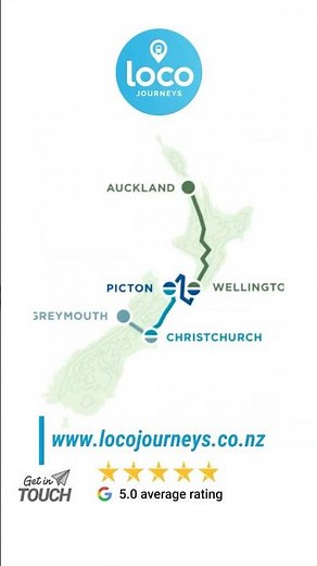 New Zealand's most popular rail tour; The Three Great Rail Journeys by LOCO.