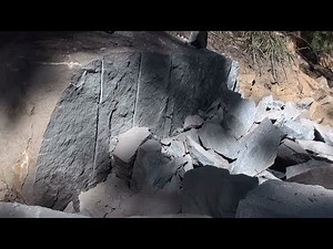 Pre splitting Granite with det cord