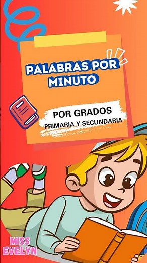 👉 Palabras por minuto en primaria 📖 | Guía para docentes 2025