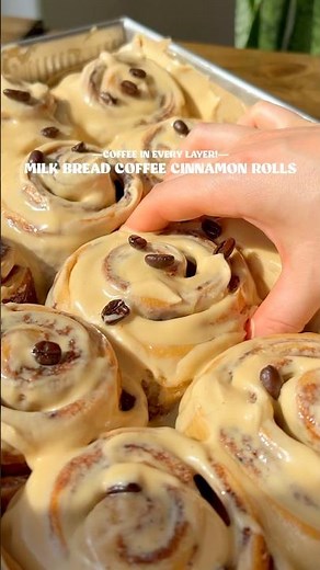 Milk Bread Coffee Cinnamon Rolls