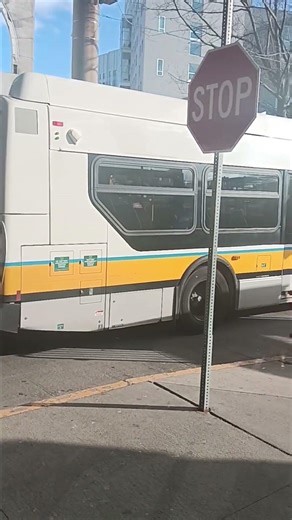 Route 85 bus leaving Ruggles with its new destination towards Assembly BNRD (ignore camera glitches)