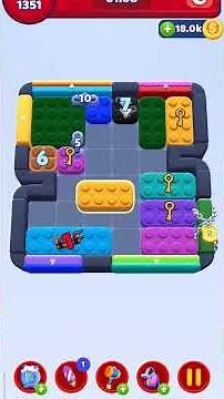 Color Block Jam level 1351 or 1338 #colorblockjam #walkthrough #games