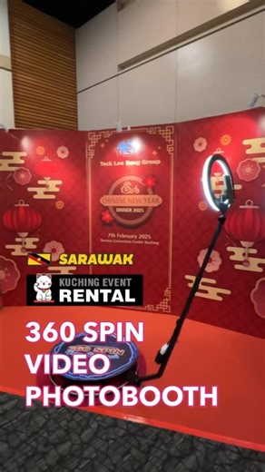 Kuching Event Rental on Instagram: "蛇去运不散, 马到福就来 360 Spin Video Photobooth for Annual Dinner • Whatsapp us for any enquiries & request for quotation (RFQ): wa.me/60198855455"