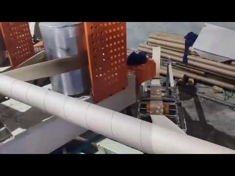 400 big paper tube machine with double-blade cutting syste