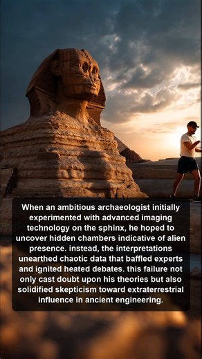 An archaeologist's advanced imaging of the sphinx reveals baffling data, challenging theories of alien influence and igniting debates about ancient engineering's true origins and the limits of technology. | Unfold