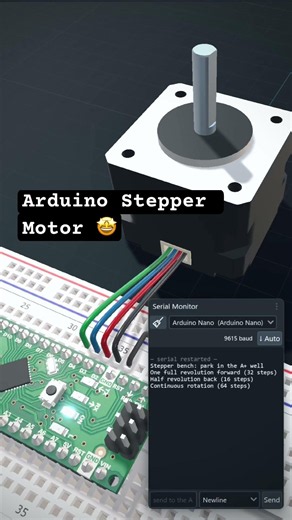 Arduino Stepper Motor #education #arduino #robotics