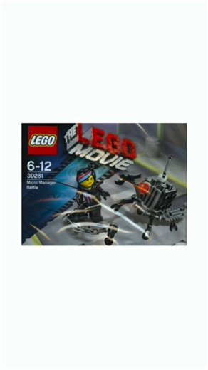 Drippy J on Instagram: "Lego 30281 - Micromanager Battle - Build & Review #reels #lego #legomovie #review #toys"