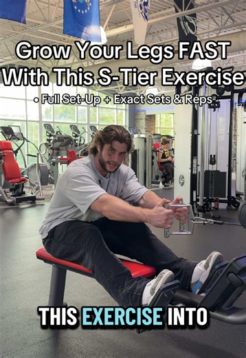 Grow Your Legs FAST With This S-Tier Exercise | Cable Hinge Set-Up 👆 • DM “FIT” For Coaching Info Programs in Bio • Controlled Insanity - Code “Tristan” #legs #bodybuilding #fitnesstips #gymtok #hamstrings