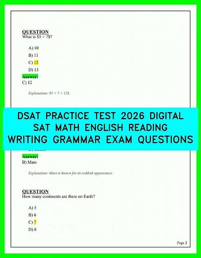 Master The 2026 Digital SAT: Full Practice Test Walkthrough Math English And Grammar