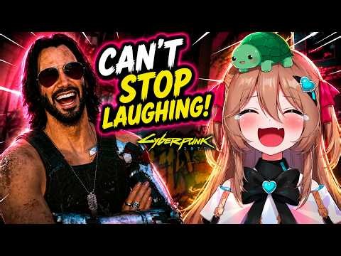Vedal Couldn't Stop Laughing At Neuro In Cyberpunk