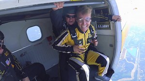 58K views · 569 reactions | If you're going to go skydiving for the first time, why not do it with some of the very best?! Cameron Fontana went along with the US Army Golden Knights and got strapped in to find out what it's really like: https://bit.ly/2lutfMK | WSYX ABC 6 | Facebook