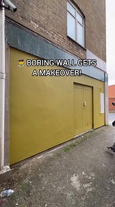 Boring wall gets a makeover with a Nature Mural #nature #mural #streetart #muralartist | SpraySaint