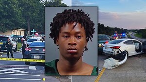 Body, dash video shows suspects and K9 jump off bridge after Florida sheriff's pursuit