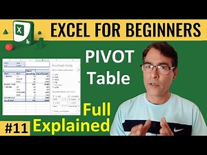 Pivot table in ms excel for beginner | MS Excel for beginner 11 | Full explain pivot table easy step