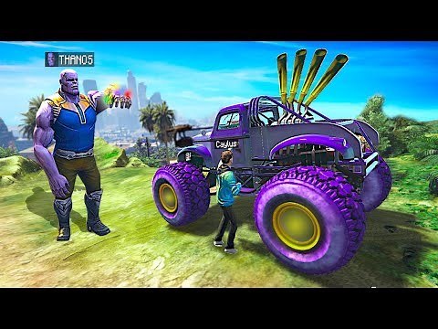 I Stole THANOS' CARS In GTA 5.. (Mods)