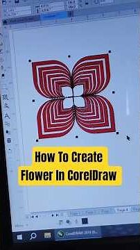 Create Beautiful Flower in CorelDRAW 🌸| Easy Design Trick | CorelDRAW Tutorial #coreldraw #graphics