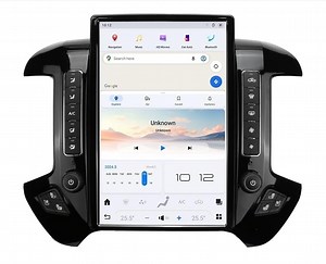 Car Radio for Chevrolet Silverado GMC Sierra 2014-2019 Stereo Replacement Head Unit 14.4 Inch 2K IPS Touch Screen Tesla Style Carplay Android Auto GPS Navigation Multimedia Play OEM 8 Inch